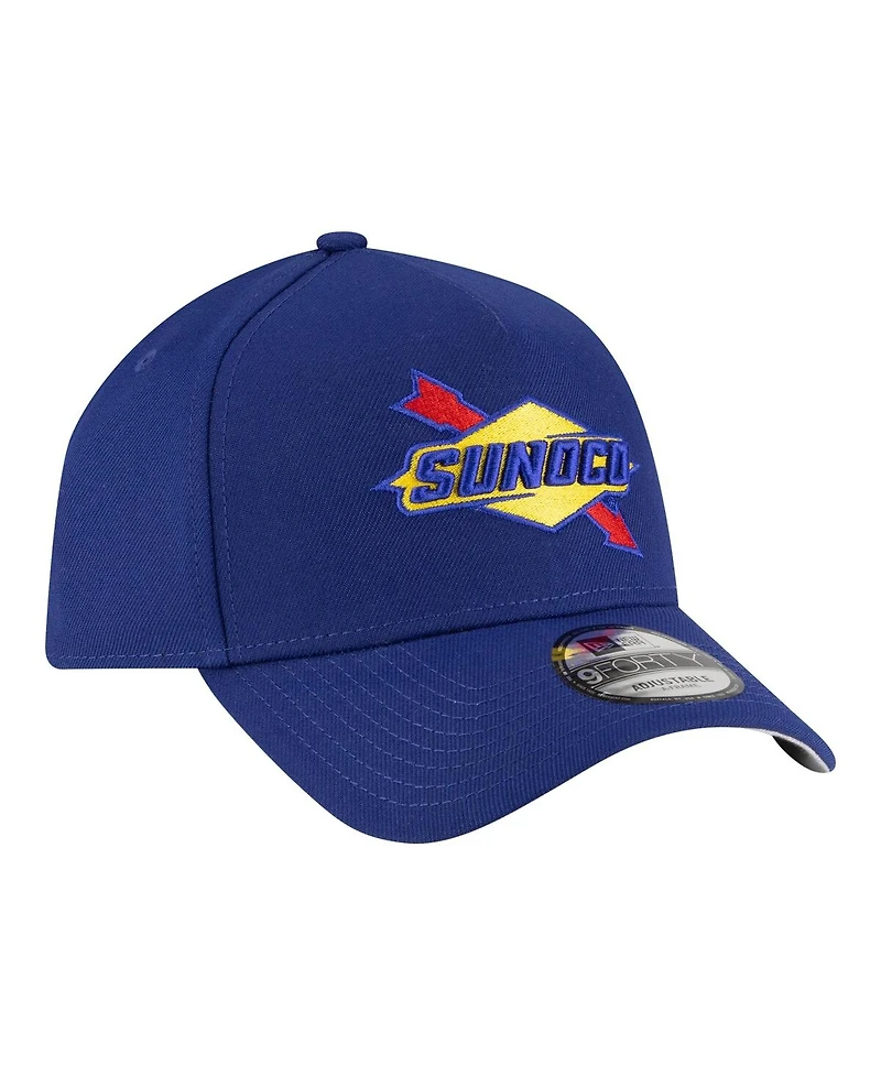 New Era Men's Blue Nascar Sunoco 9FORTY A-Frame Adjustable Hat