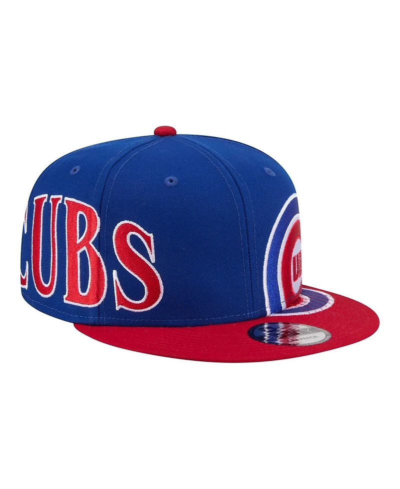 New Era Men's Royal/Red Chicago Cubs Stretched Two-Tone 9FIFTY Adjustable Hat