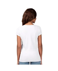 G-iii 4Her by Carl Banks Women's White Los Angeles Dodgers Endzone Collage T-Shirt