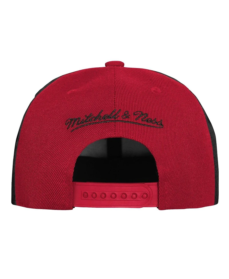 Mitchell & Ness Big Boys and Girls Black Chicago Bulls Mascot Snapback Hat