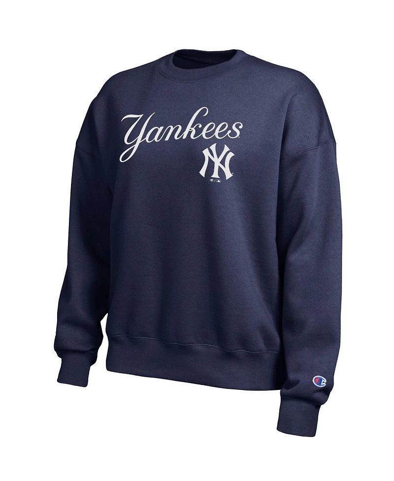 Champion Women's Athletic Navy New York Yankees All Star Sweatshirt