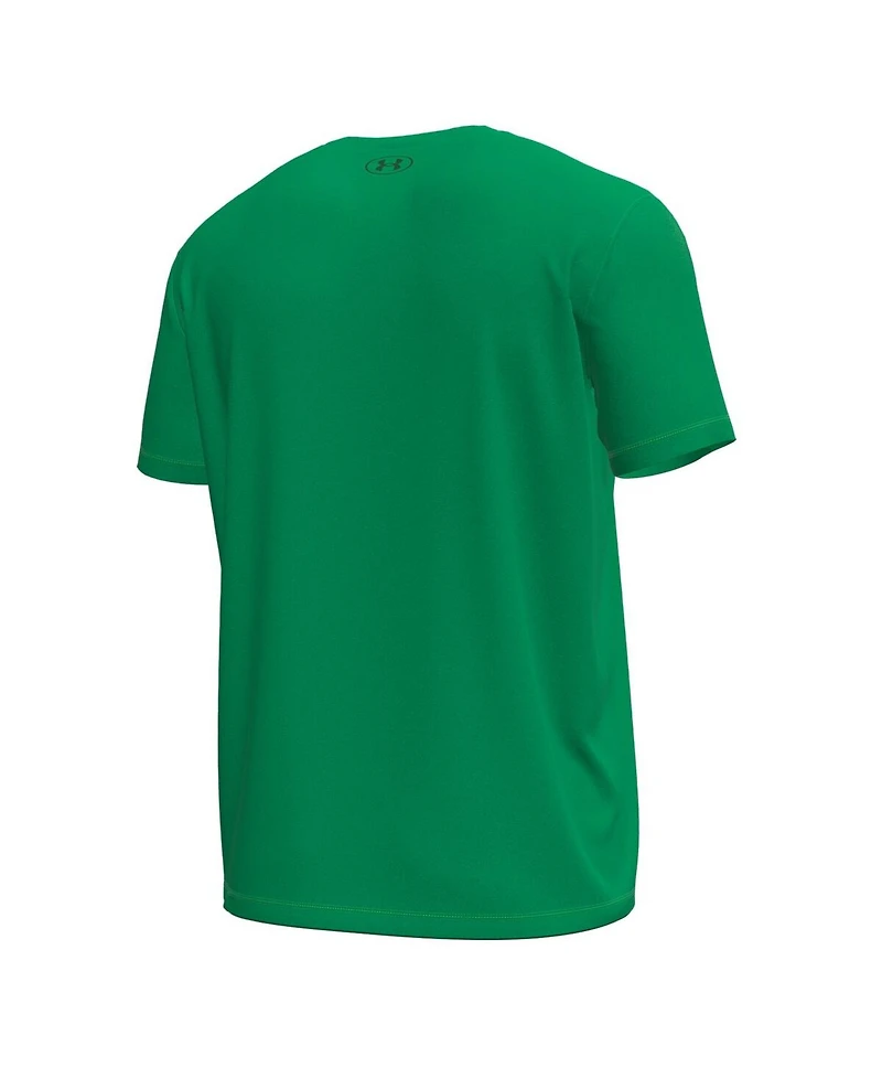 Under Armour Men's Kelly Green Notre Dame Fighting Irish Sporting Leprechaun Tech Stretch T-Shirt