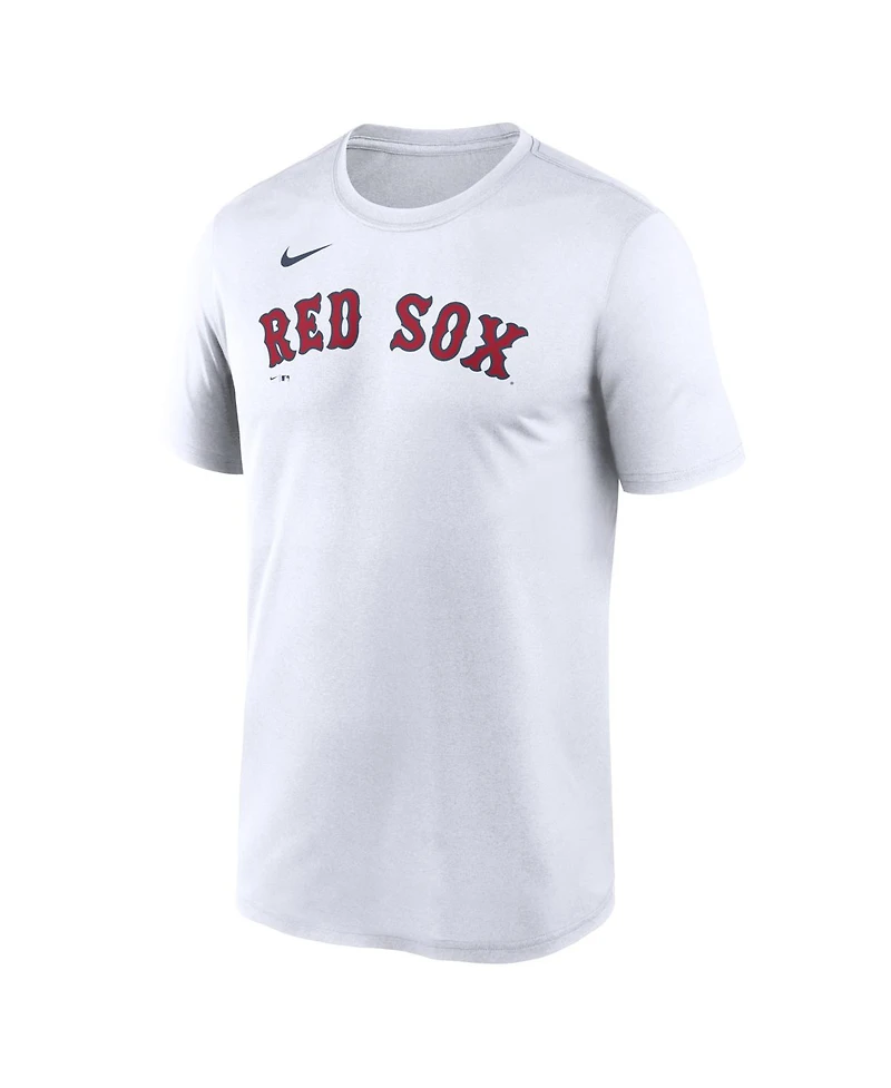 Nike Men's White Boston Red Sox New Legend Wordmark Dri-fit T-Shirt