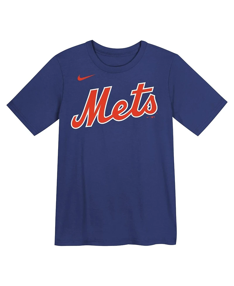Nike Preschool Juan Soto Royal New York Mets Name Number T-Shirt