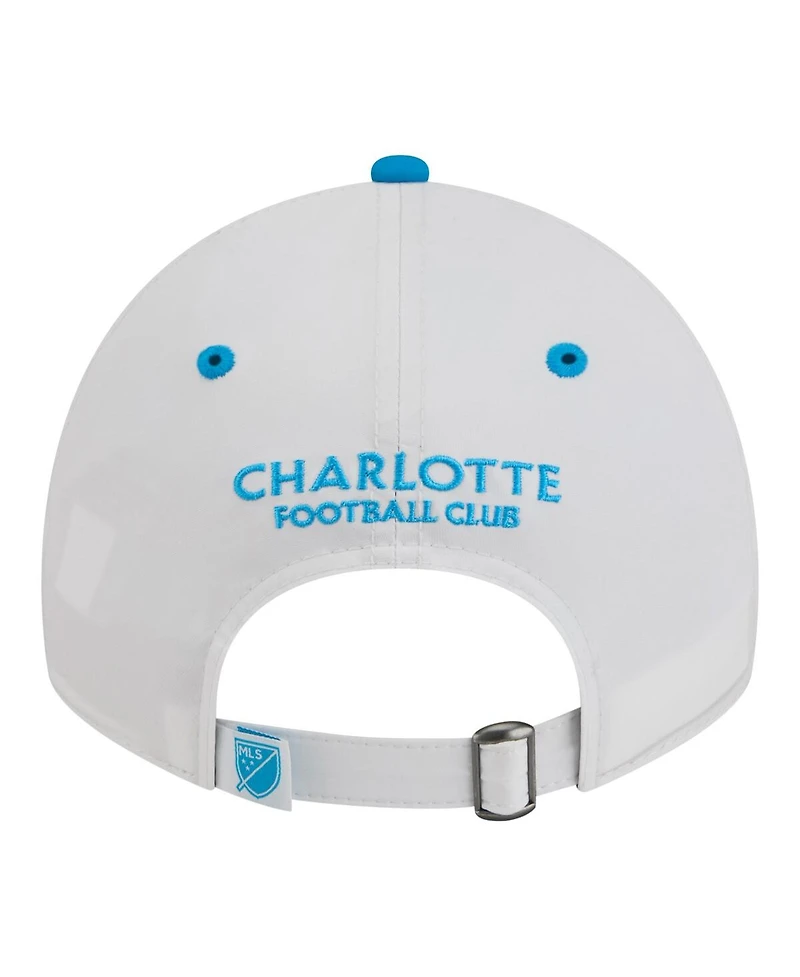 New Era Men's White Charlotte Fc 2026 Jersey Hook 9TWENTY Adjustable Hat