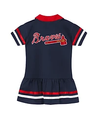 Outerstuff Toddler Navy Atlanta Braves Star Player Dress