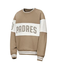 Outerstuff Big Boys and Girls Brown San Diego Padres Ultimate Pastels On Base Sweatshirt