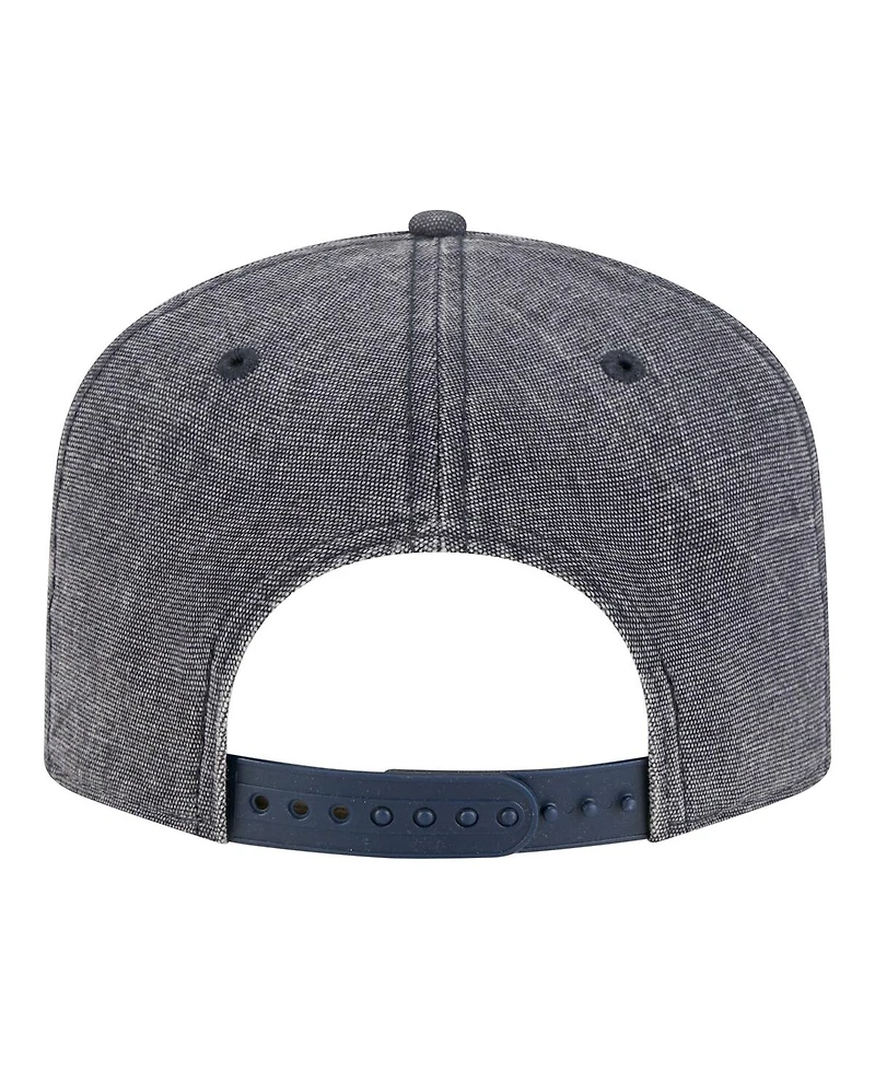 New Era Men's Navy Heather Boston Red Sox Denim Classic 19TWENTY Adjustable Hat