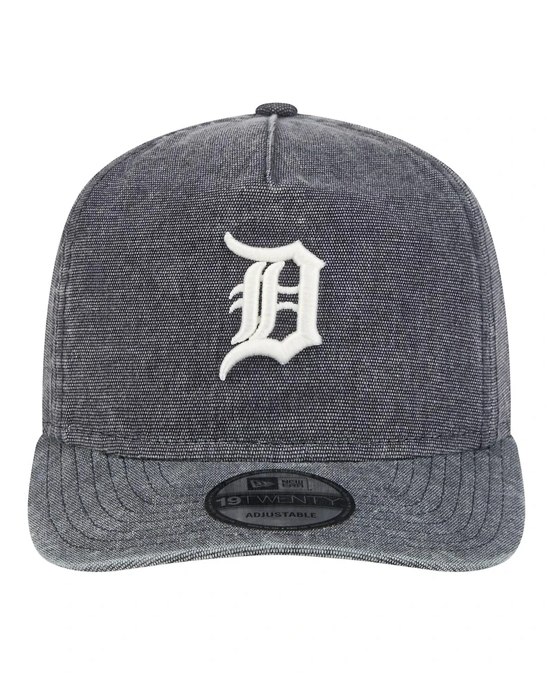 New Era Men's Navy Heather Detroit Tigers Denim Classic 19TWENTY Adjustable Hat