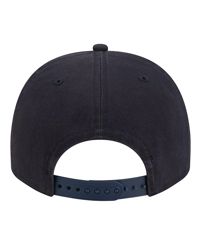 New Era Men's Navy New York Yankees 1977 World Series Champions Throwback 9FIFTY A-Frame Snapback Hat