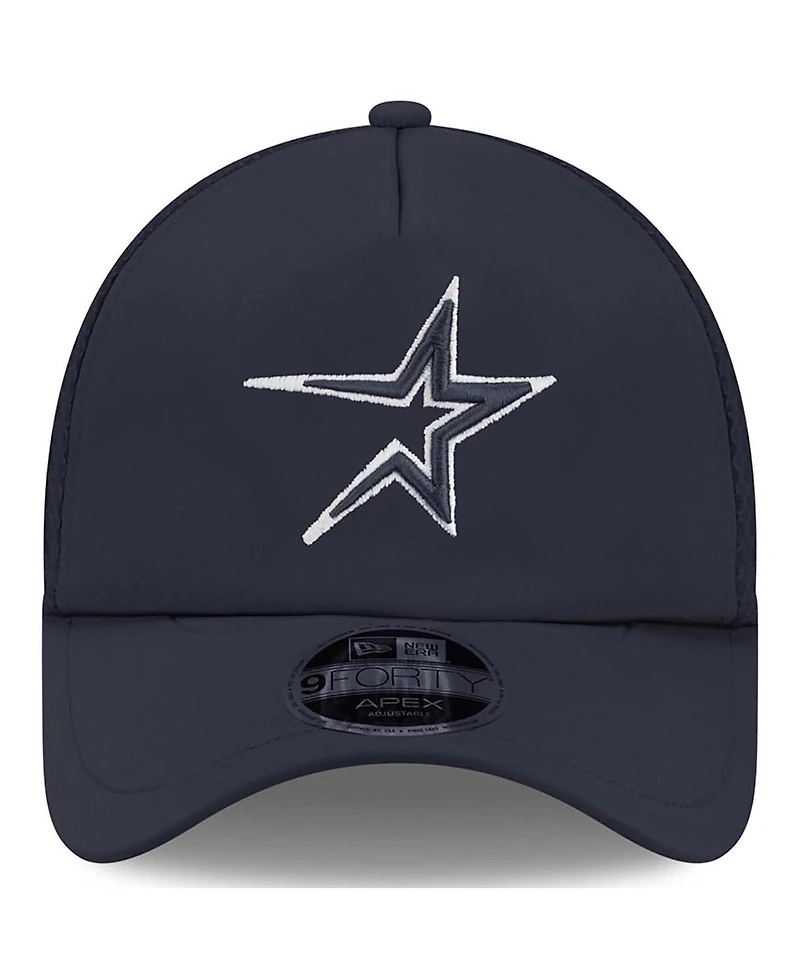 New Era Men's Navy Houston Astros 2026 Batting Practice Alternate Apex 9FORTY Adjustable Hat