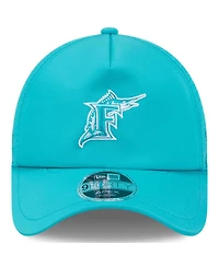 New Era Men's Teal Florida Marlins 2026 Batting Practice Alternate Apex 9FORTY Adjustable Hat