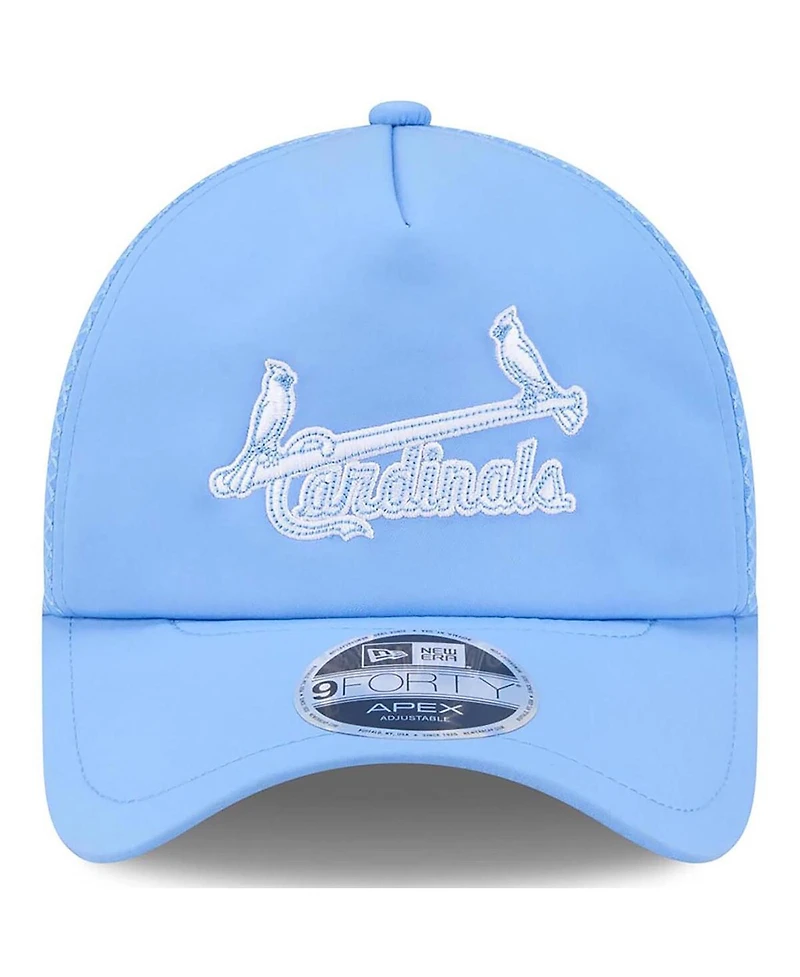 New Era Men's Light Blue St. Louis Cardinals 2026 Batting Practice Alternate Apex 9FORTY Adjustable Hat