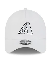 New Era Men's White Arizona Diamondbacks 2026 Batting Practice Apex 9FORTY Adjustable Trucker Hat