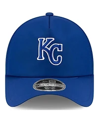 New Era Men's Royal Kansas City Royals 2026 Batting Practice Apex 9FORTY Adjustable Trucker Hat