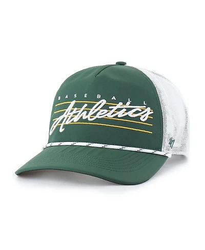 '47 Brand Men's Dark Green Athletics Brrr Downburst Mesh Hitch Adjustable Hat