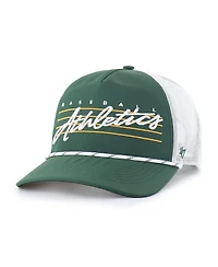 '47 Brand Men's Dark Green Athletics Brrr Downburst Mesh Hitch Adjustable Hat