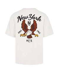 '47 Brand Men's Cream New York Mets Souvenir Eagle Foundation T-Shirt