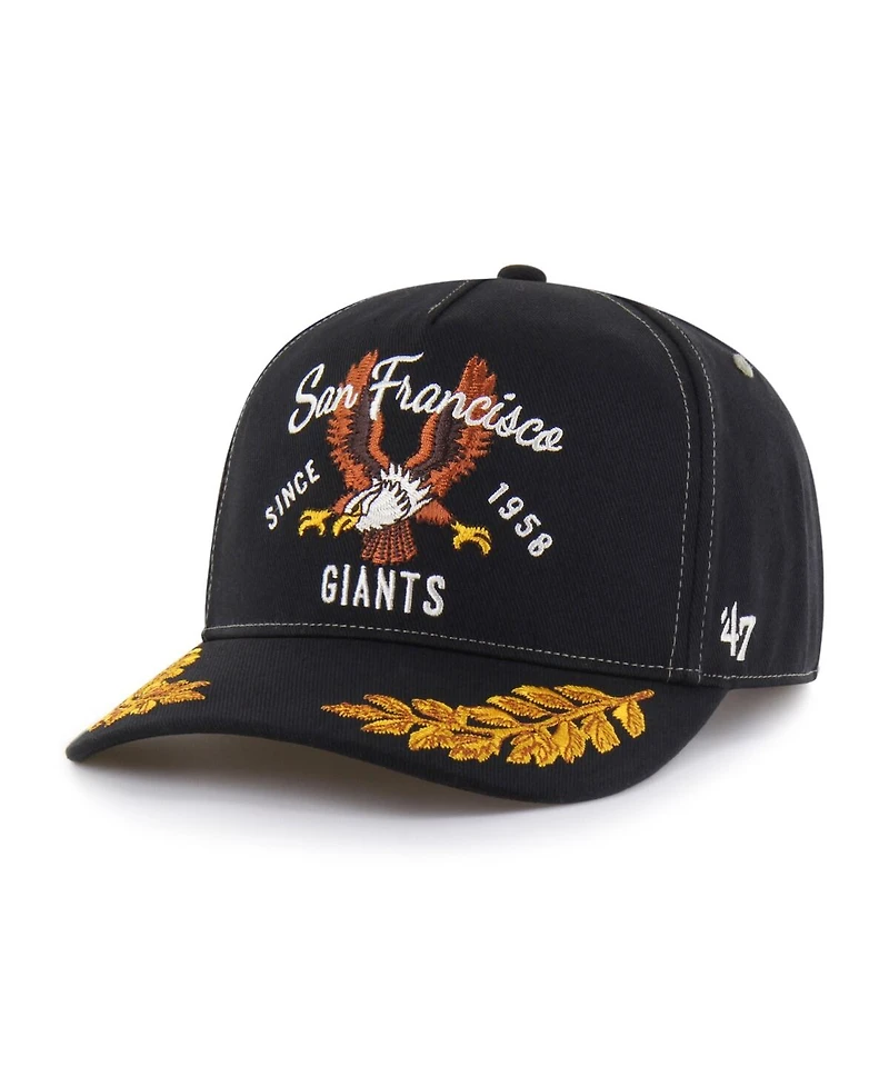 '47 Brand Men's Black San Francisco Giants Keepsake Collection Adjustable Hitch Hat