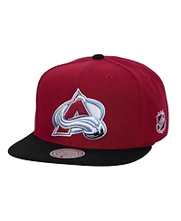 Mitchell & Ness Men's Burgundy Colorado Avalanche Legendary Away Snapback Hat