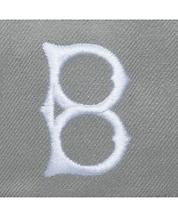 Mitchell & Ness Men's Gray Brooklyn Dodgers Cooperstown Thunderstorm Head Coach Pro-Crown Adjustable Hat