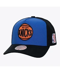 Mitchell & Ness Men's Blue New York Knicks Legendary Home Pro Pinch Snapback Hat