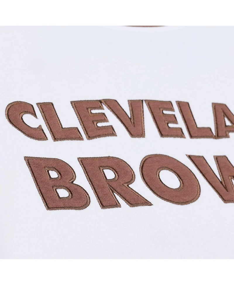Mitchell & Ness Men's White Cleveland Browns Arctic Fleece Sweatshirt