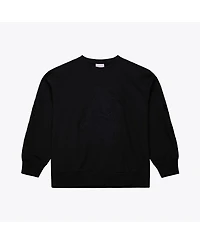 Mitchell & Ness Men's Black Chicago Cubs Phantom Fleece Crewneck Sweatshirt