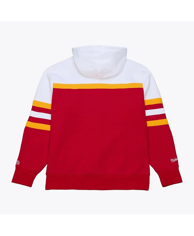 Mitchell & Ness Men's Red Kansas City Chiefs Head Coach Hoodie