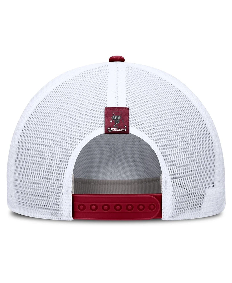 Nike Men's and Women's Gray Alabama Crimson Tide 2026 Basketball Refresh 5-Panel Rise Trucker Hat