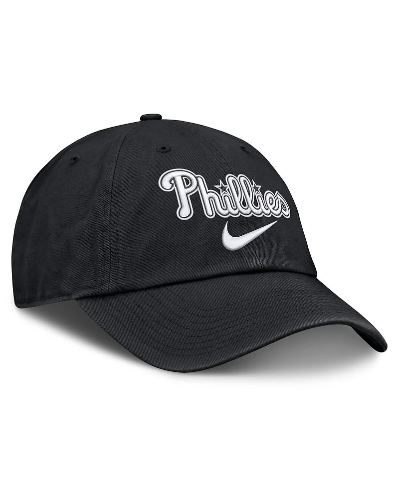 Nike Men's Black Philadelphia Phillies Primetime Club Adjustable Hat