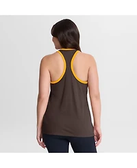 Nike Women's Brown San Diego Padres Tri-Blend Dri-fit Racerback Tank Top
