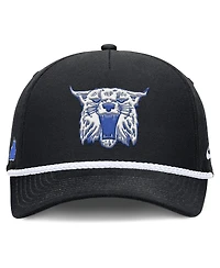 Nike Men's and Women's Black Kentucky Wildcats 2026 Basketball Refresh 5-Panel Rope Rise Hat