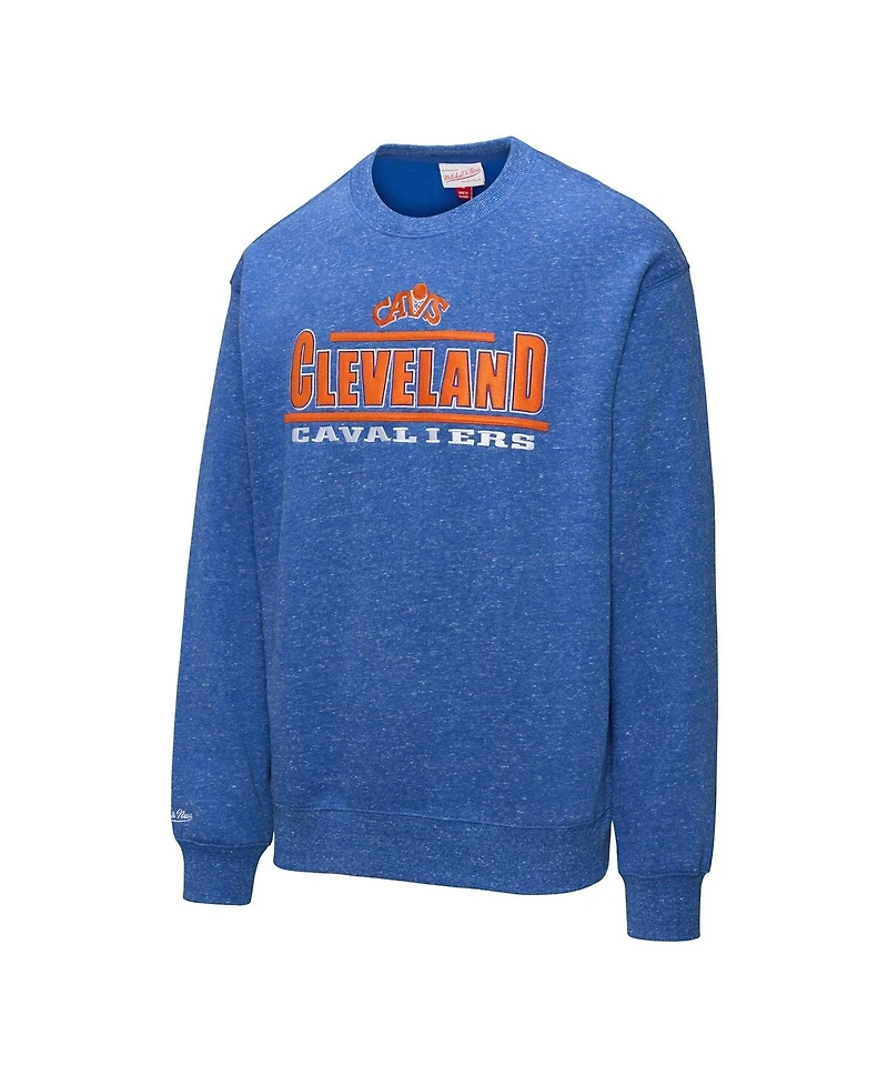 Mitchell & Ness Men's Royal Cleveland Cavaliers Throw It Back Fleece Sweatshirt