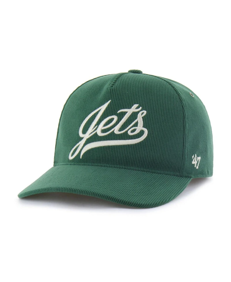 '47 Brand Men's Green New York Jets Golden Age Corduroy Hitch Adjustable Hat