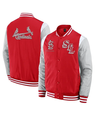 Fanatics Men's Red St. Louis Cardinals Elements Elite Full-Snap Jacket