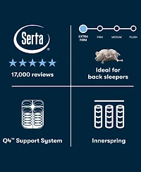 Serta Perfect Sleeper Cascade Range 14" Extra Firm Tight Top Mattress