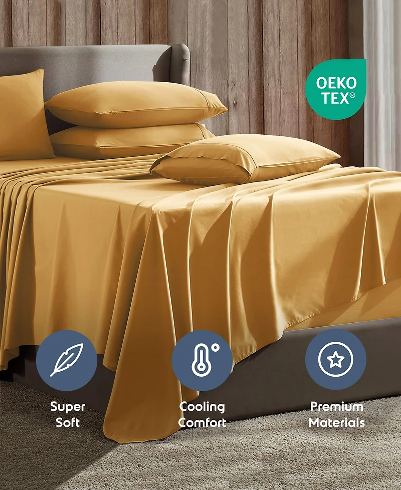 Nestl Extra Deep Pocket 6-Pc. Sheet Set