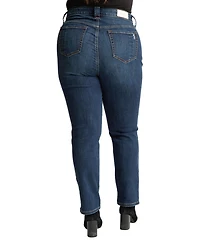 Slink Jeans Women's Denim High Rise Straight in 30" Inseam - Stella