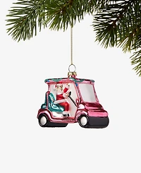 Holiday Lane Eclectic Charms Santa's Golf Cart Ornament, Macy's Exclusive