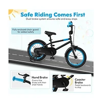 14 Inch Kids Bike with Adjustable Handlebar and Saddle