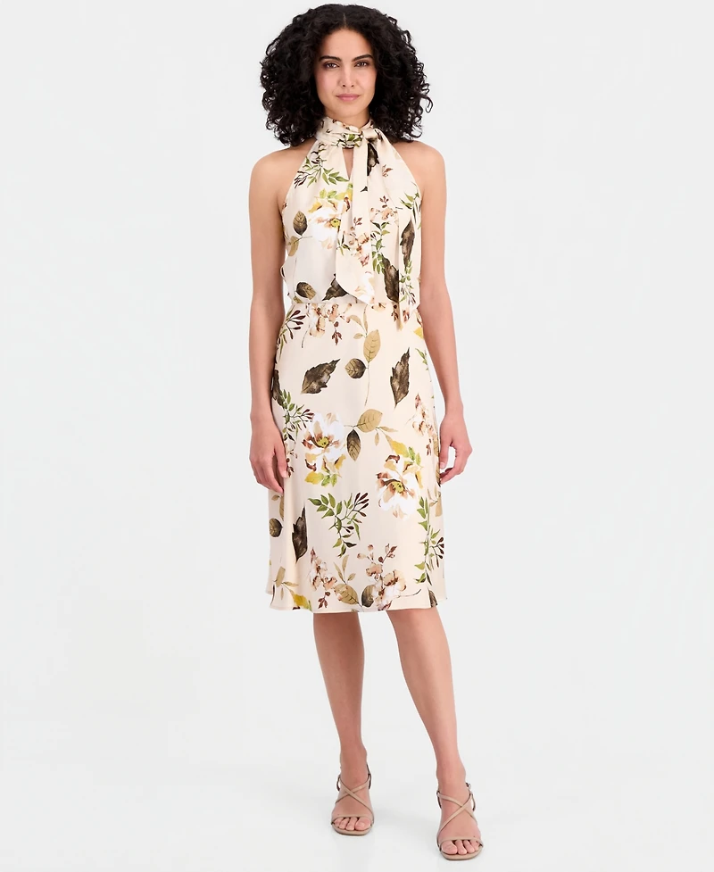 Tahari Asl Women's Floral A-Line Skirt