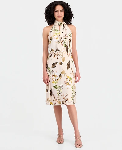 Tahari Asl Women's Floral A-Line Skirt