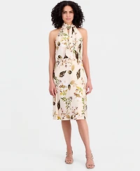 Tahari Asl Women's Floral A-Line Skirt