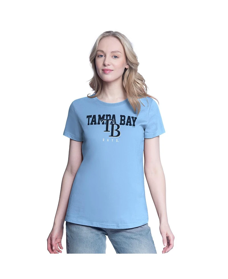 G-iii 4Her by Carl Banks Women's Navy/Light Blue Tampa Bay Rays Two T-Shirt Combo Pack