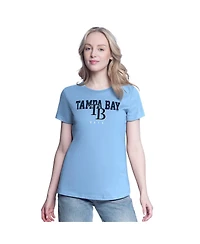 G-iii 4Her by Carl Banks Women's Navy/Light Blue Tampa Bay Rays Two T-Shirt Combo Pack