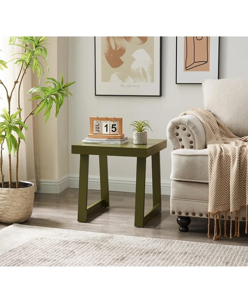 Kings Brand Furniture Charlie Side Table, End Table for Living Room, Nightstand Bedroom, Couch