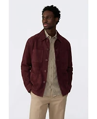 Furniq Uk Men's Suede Jacket