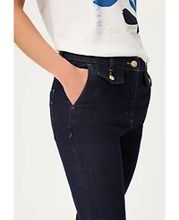 Olsen Women's Dark Denim Bootcut Jean