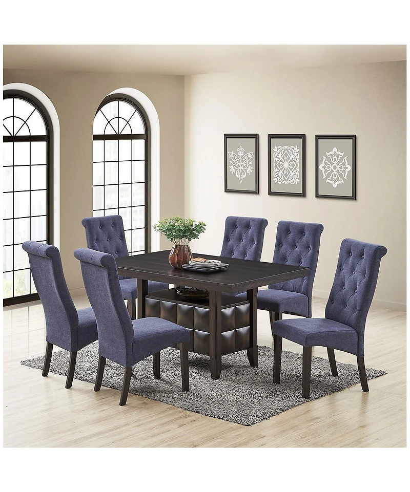 Kings Brand Furniture Set of 2 Dining Chairs